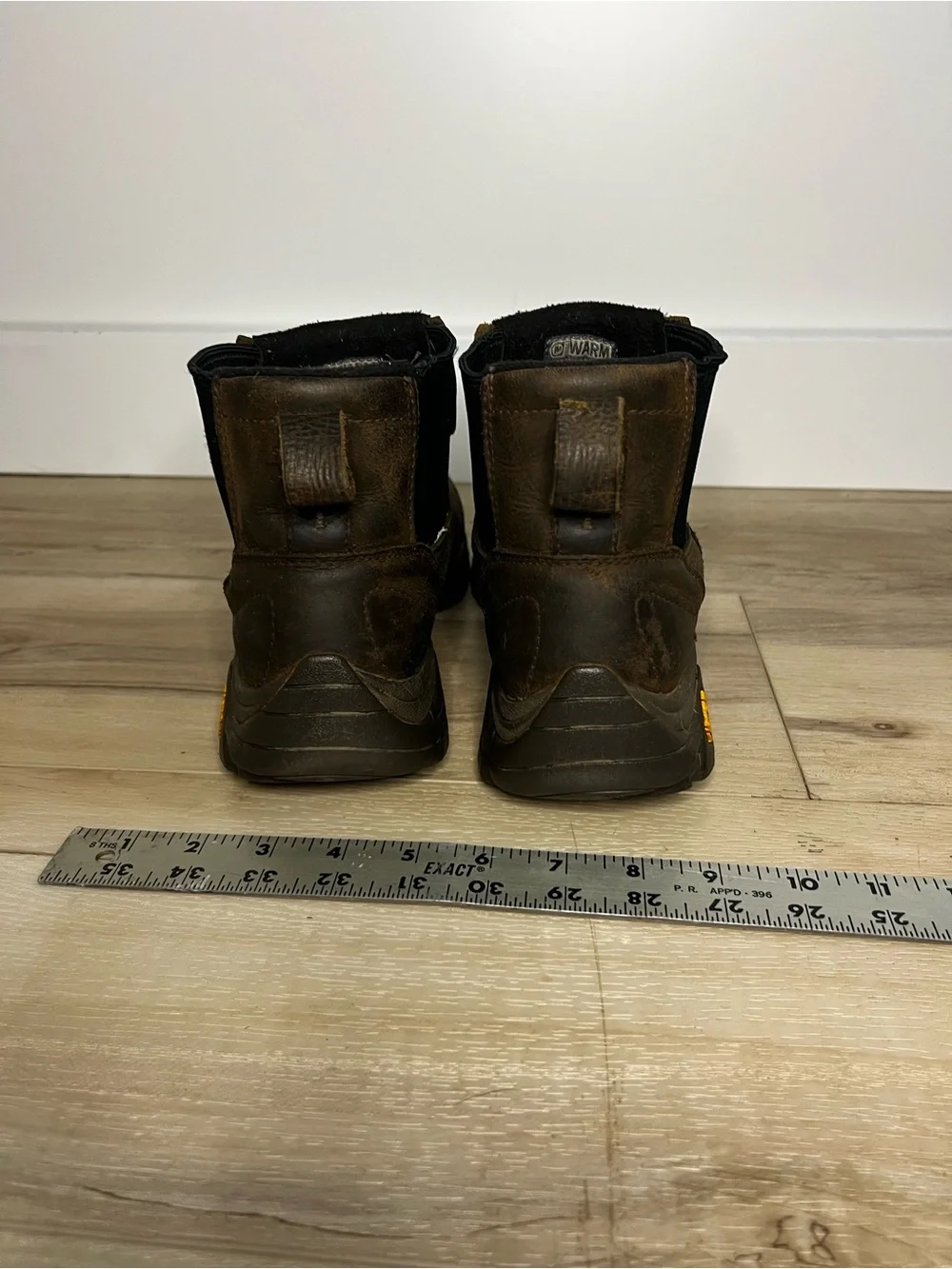 Men's Merrell Moab Adventure Leather Hiking Boots with Black Elastic Panels